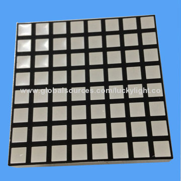 (1.2-inch) 8 x 8 Bi-color Dot-matrix LED Display with 470nm Dominant Wavelength