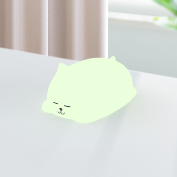 Cute Silicone Sleep Lamp: New Silicone Tapping Night Light for Kids