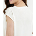 Summer ladies sleeveless tops elegant women shirts