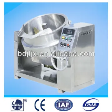electric heated jacketed pot with mixer for barley
