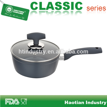 Forged Aliminum Gray Ceramic Coated Sauce Pan