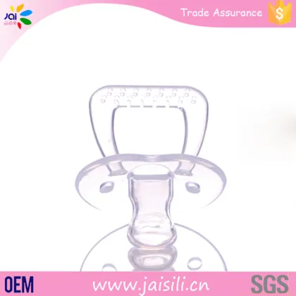 new 2016 silicone baby transparent pacifier baby care products