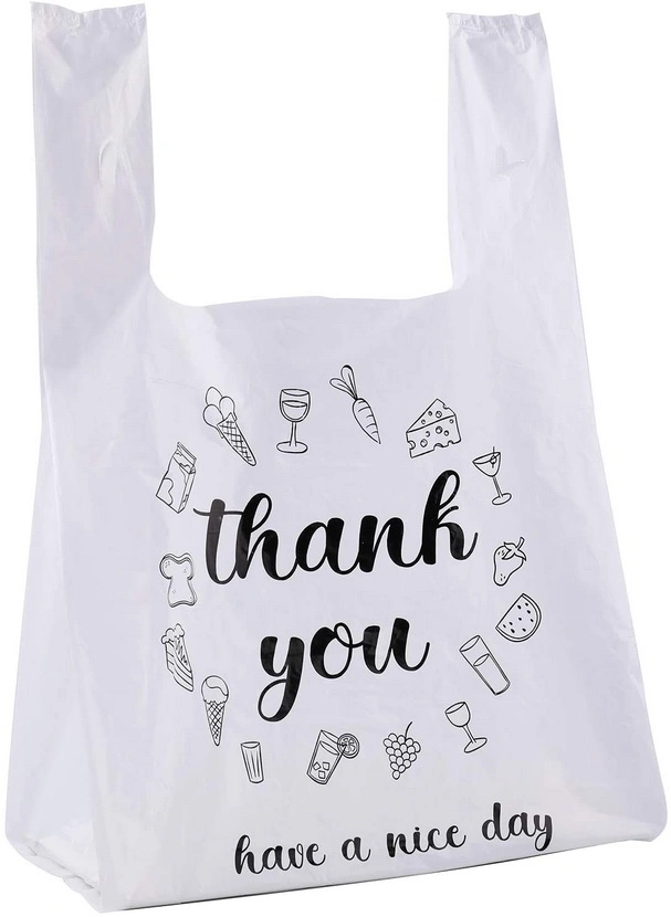 Plastic Flat Eco Grocery T Shirt Storage Polythene Clear Food Bags