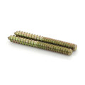 10pc Carbon Steel hanger bolt M4-M10x30mm Double Headed Bolt Self-tapping Screw for sofa Furniture connection Fastener Hardware