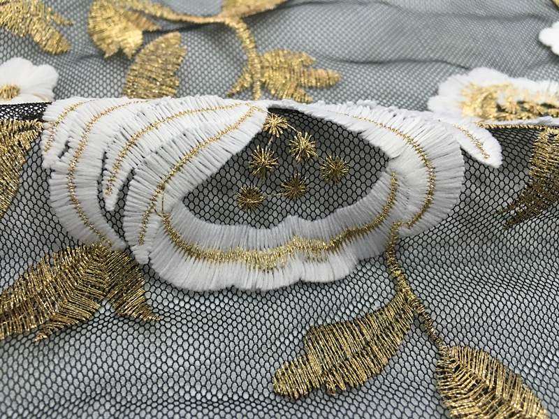 3D embroidery Fabric