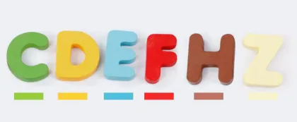 Wooden Aninal Alphabet Puzzle Toys