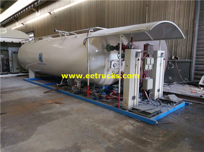 10MT Propane Skid Mounted Stations