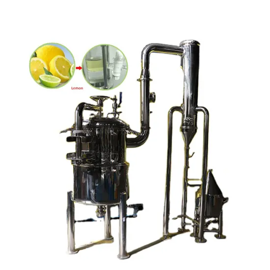 Beef Tallow Citronella Oil Extraction Machine Lemon Essential Oil Distillation Machine