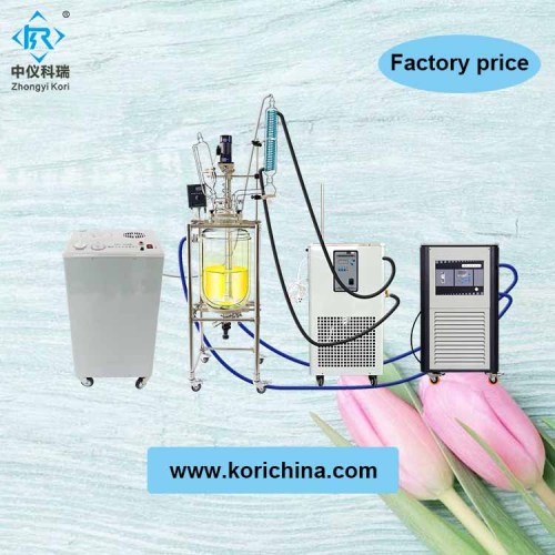 Réacteur en verre chimique de distillation d&#39;équipement de laboratoire