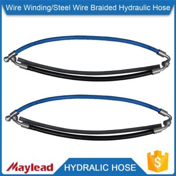 NR/SBR flexible fabric braided coiled rubber air hose                        
                                                                                Supplier's Choice