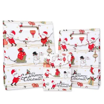 Christmas Tote Gift Shopping Bag