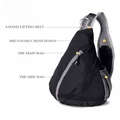 Cheap wholesale foldable shoulder bag men