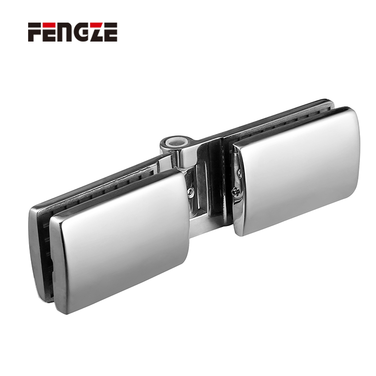 B2075 Accesorio de vidrio para baño curvo de 180 grados.