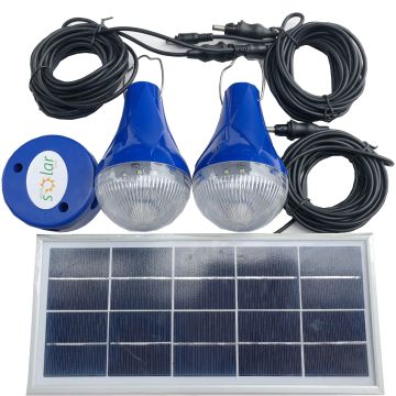 CE Portable Camping Lantern with Solar Panel and LED Bulb