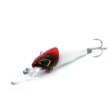 AOCLU Sinking Minnow 50mm Fast Dive Rattle Lure for Bass VMC Hook