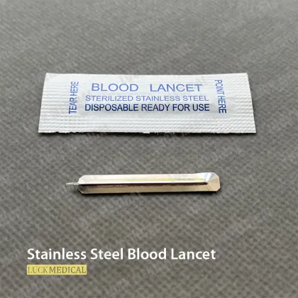 Stainless Steel Blood Lancet Blood Sugar