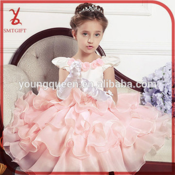 XD10 2015 kids flouncing tutu dress flower girl wedding dress