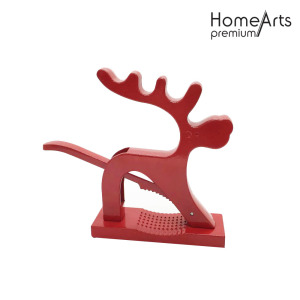 Nut Cracker Red Deer Shape Stainless Steel