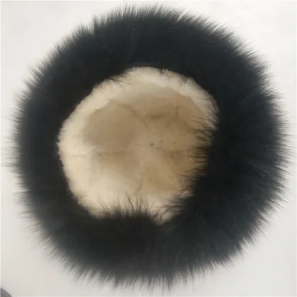 winter warm Viking cap Nordic hat fashion real sheepskin fur hat