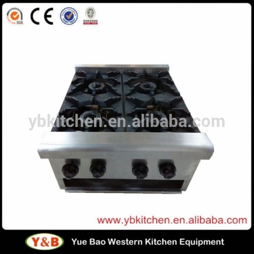 4 Burners Commercial Gas Cooking Range