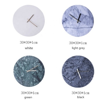 Wholesale Modern White Marble Wall Clocks: New Styles for Hotels
