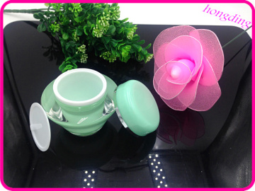 wholesale acrylic jars cream jar flying saucer jar cosmetic packaging pearl white ointment jars
