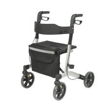 Rollator d&#39;aluminium léger avec siège