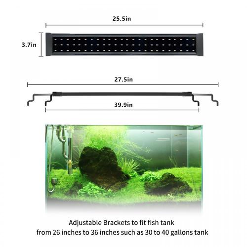 Fish Tank Aquarium LED -lampor för växter