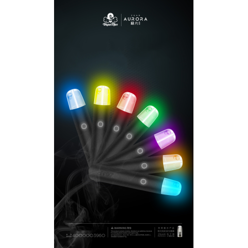 Aurora Disposable Pods vapes diverses saveurs e-cigarette