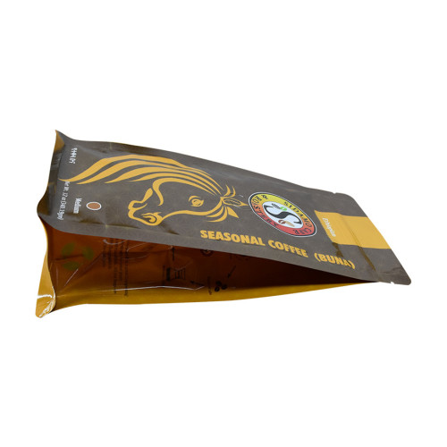 Custom Logo Laminated Material Recyclable Coffee Pouch With Valve