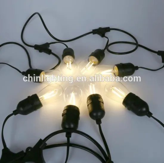 30V LED String lights Hanging S14 ST45 edison light bulbs Waterproof IP65 Christmas decorated string light