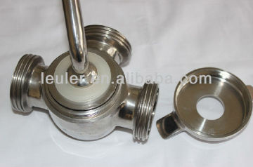 Sanitary Steel Plug Cock Valve