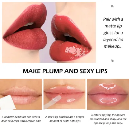 Vegan Lip Plumper Glossy Lip Plumper Plump Oil