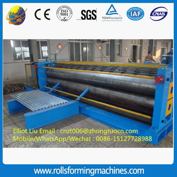 Corrugated round wave roof sheet forming machine