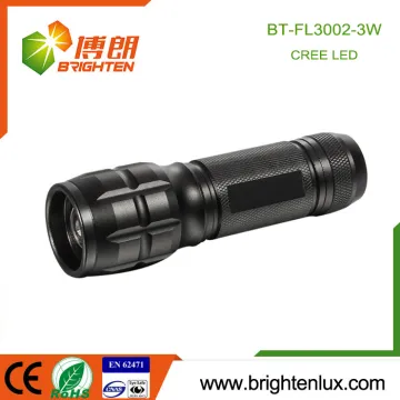 Factory Supply 3*AAA battery Powered Aluminum Material CREE 3Watt Zoomable Small Powerful led Torch