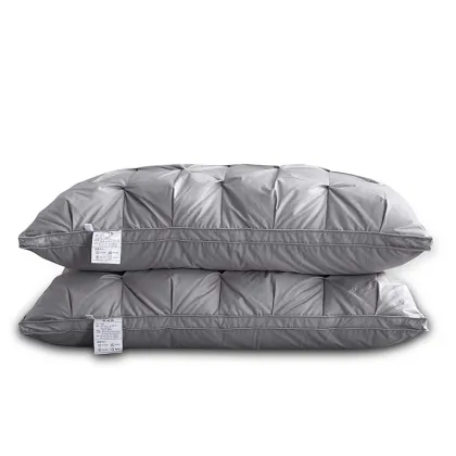 Goose down travel twist pillow