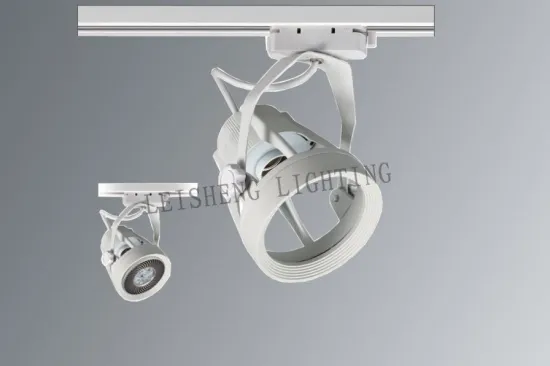 Oem Aluminum Bk / Wh E27 Track Lamp Holder, Led Halogen Lights For Exhibition Hall