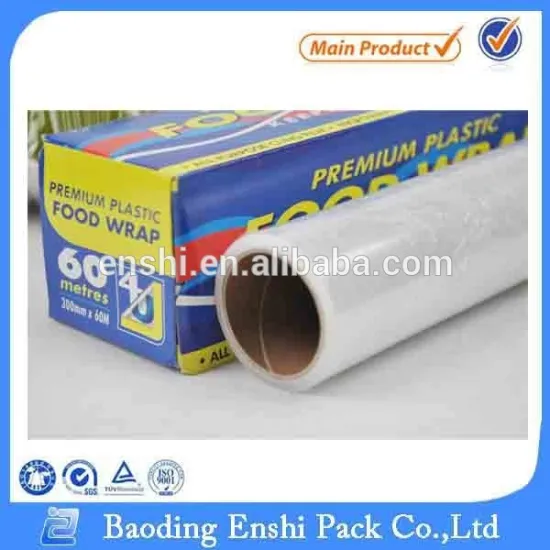 Factory manufacture PE cling food wrap film,food plastic wrap Food Grade Pe Cling Film lldpe Stretched Film