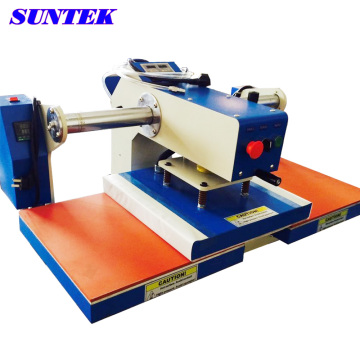 Top and Bottom Heating Plates Double Stations Heat Press Machine