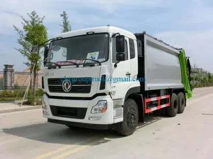Dongfeng rear double axles compacted truck