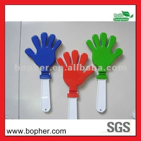 plastic hand cheering clapper