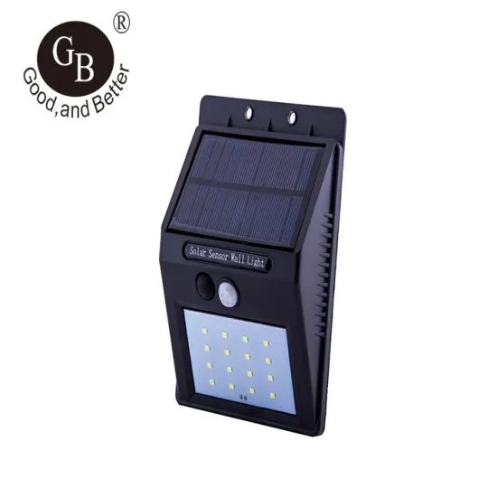 Solar Powered PIR Motion Sensor LED Garden Light IP65 Protection Outdoor Wall Light