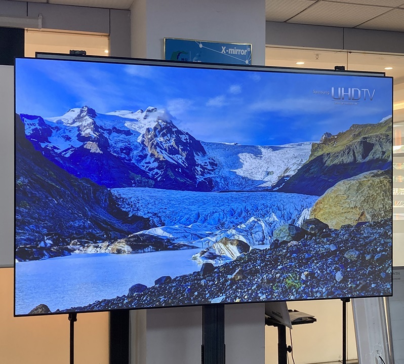 120 inch black ust fixed frame projection screens