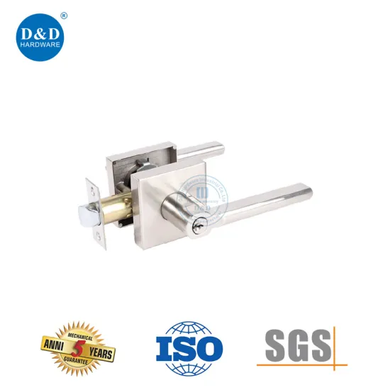 Zinc Alloy Entrance Door Handle Lockset for Building