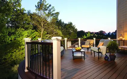 Anti-UV Outdoor	composite decking nz