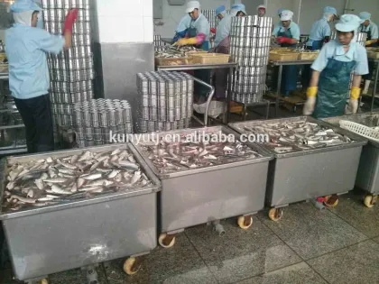canned sardines in brine in club can