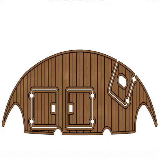 Four Winns 358V Swim Platform Step Boat EVA Faux Foam Teak Deck Mat