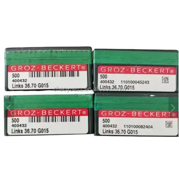 Automation Gamma Sock Knitting Machine: Needles by Groz-Beckert - Types 36.70 G034 & 43.69 G034 for Hosiery Needles