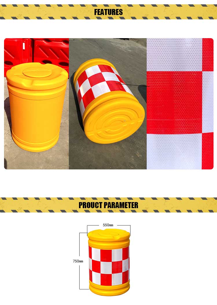 Anti-collision bucket reflective barrier7d1