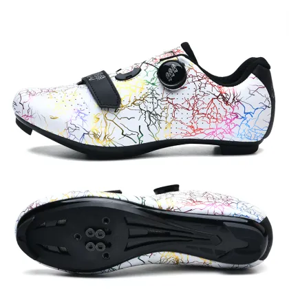 Professional Speed Cycling Shoes for Competition: Flat, Self-locking Bike MTB Shoes for Mountain Sports